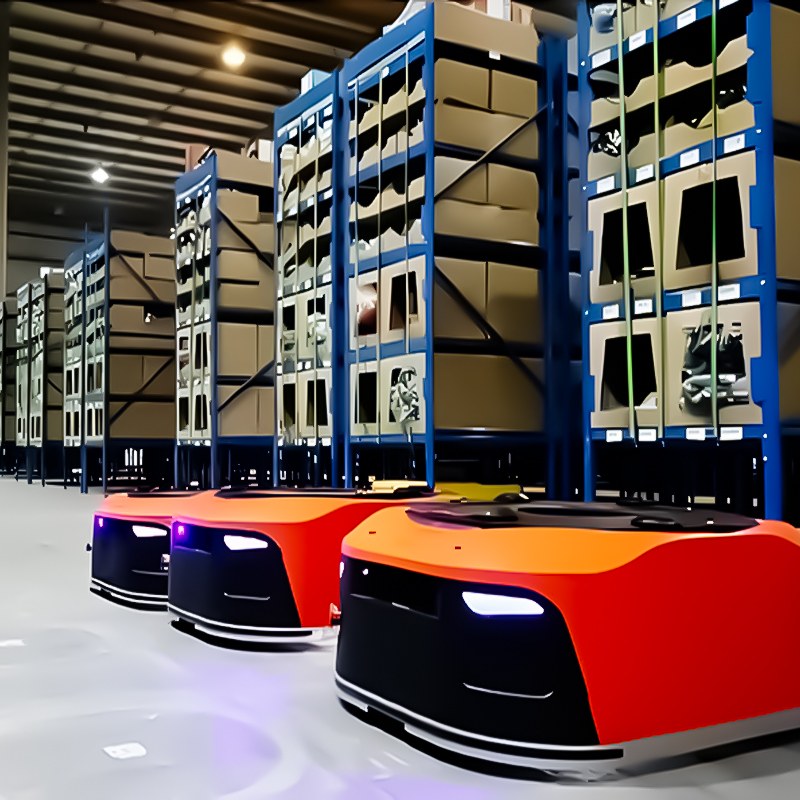AGV 货架 无人叉车配套高位立体仓储架 重庆西自达