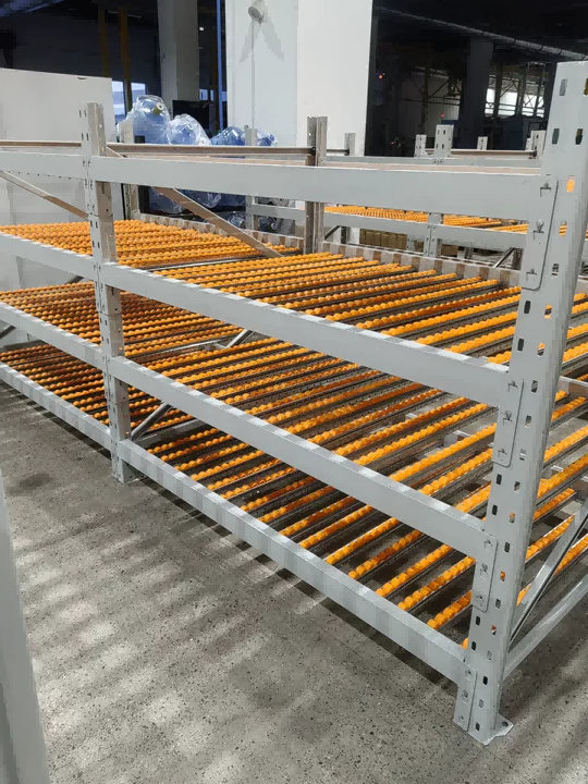 流利条货架 线边仓重力滑移先进先出物料架 重庆西自达