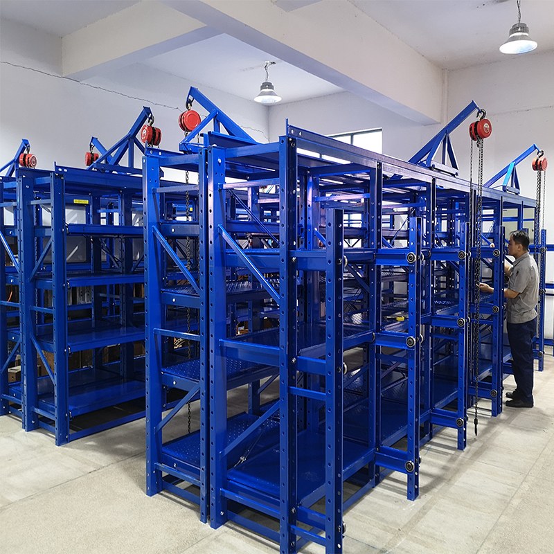 带天车模具货架 厂房模具吊运存储货架 重庆西自达