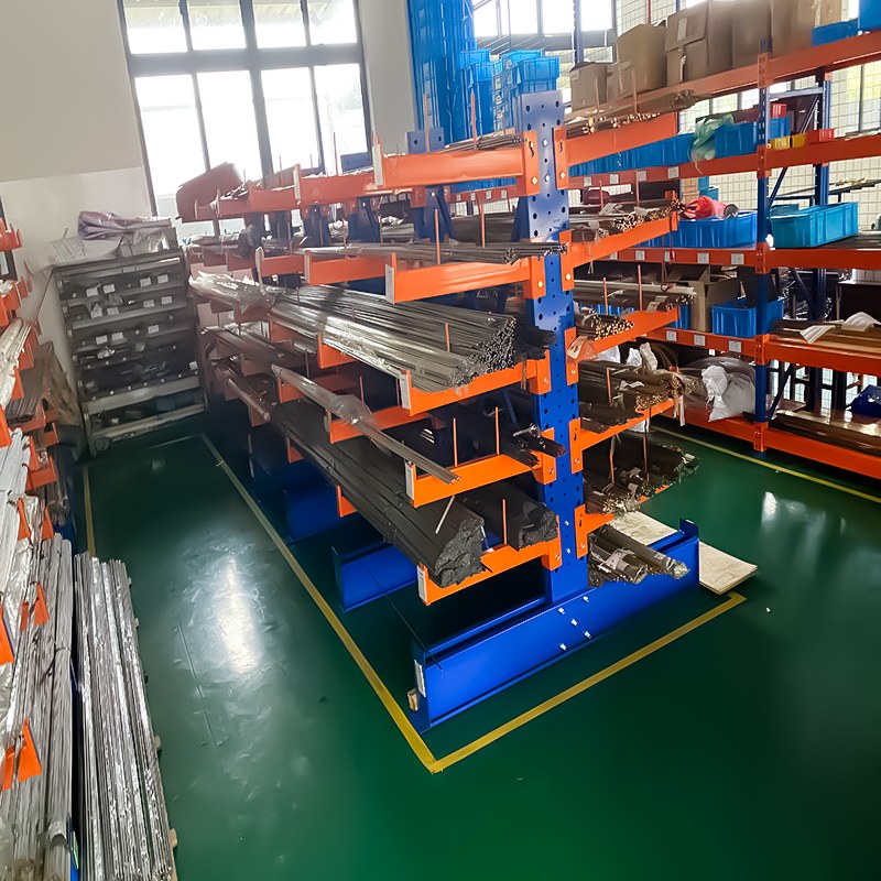 双面悬臂货架 管材型材双面存放架 重庆西自达